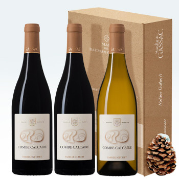 Coffret Combe Calcaire Moulin de Gassac | Rouge & Blanc Noël