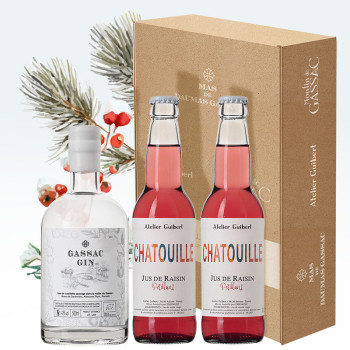 Coffret Gin Bio Mas de Daumas Gassac | Cadeau Apéritif Noël